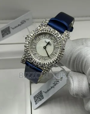 Original Chopard Blue Genuine Leather Strap Watch
