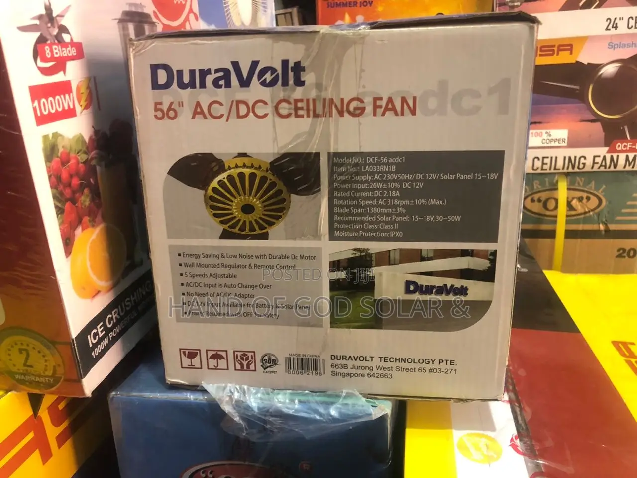 Duravolt Ac/Dc Ceiling Fan
