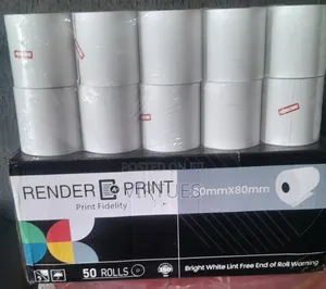 Pos 80mm Thermal Receipt Printer Paper - 5 Rolls
