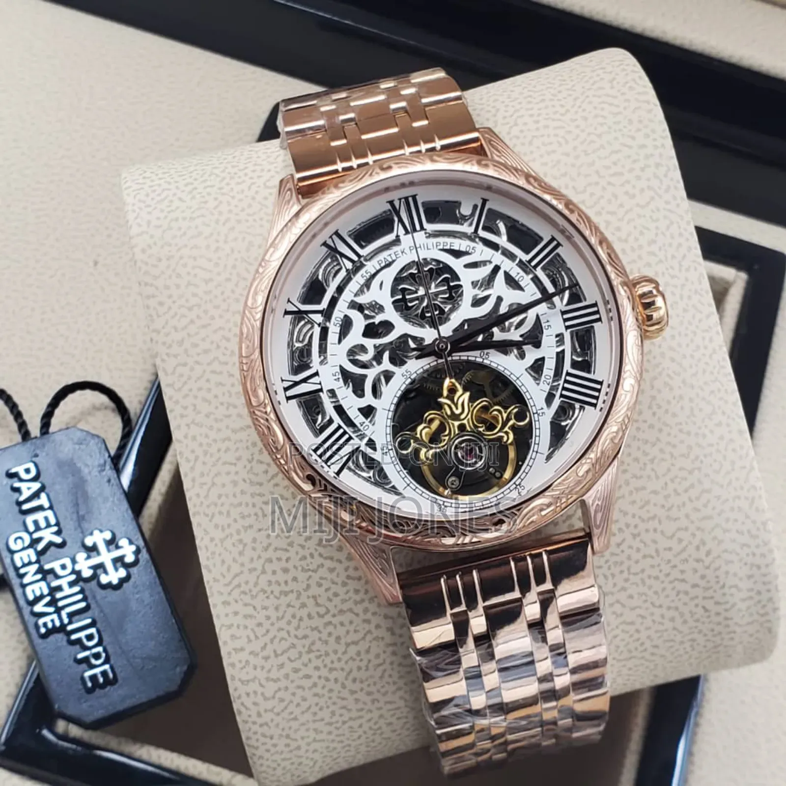 "Patek Philippe Inspired: Hollow Dial Chain Watch"