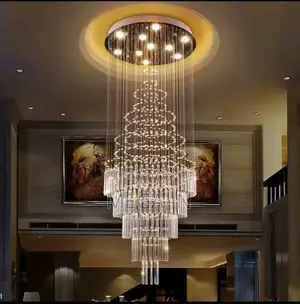 Circle Cheap Crystal Chandelier Light