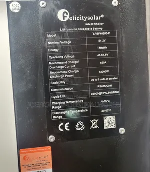 Felicity 10kwh Lithium Battery 51.2v/48v