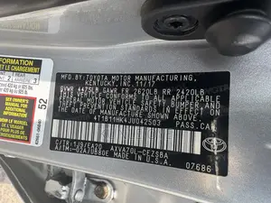 Toyota Camry SE FWD (2.5L 4cyl 8AM) 2018 Silver