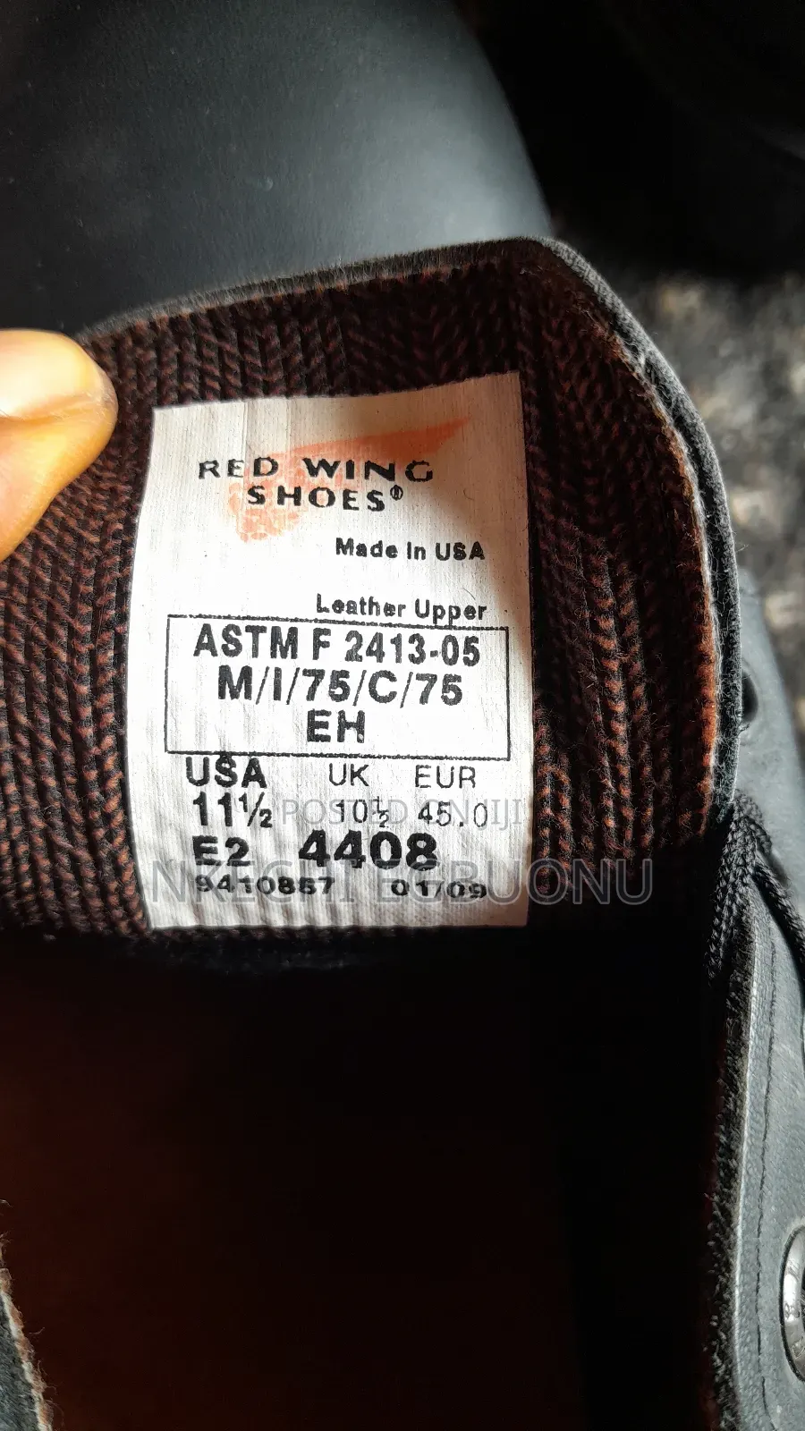 Original U.S Red Wing Safety Shoes