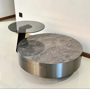 Marble Top 2in1 Center Table