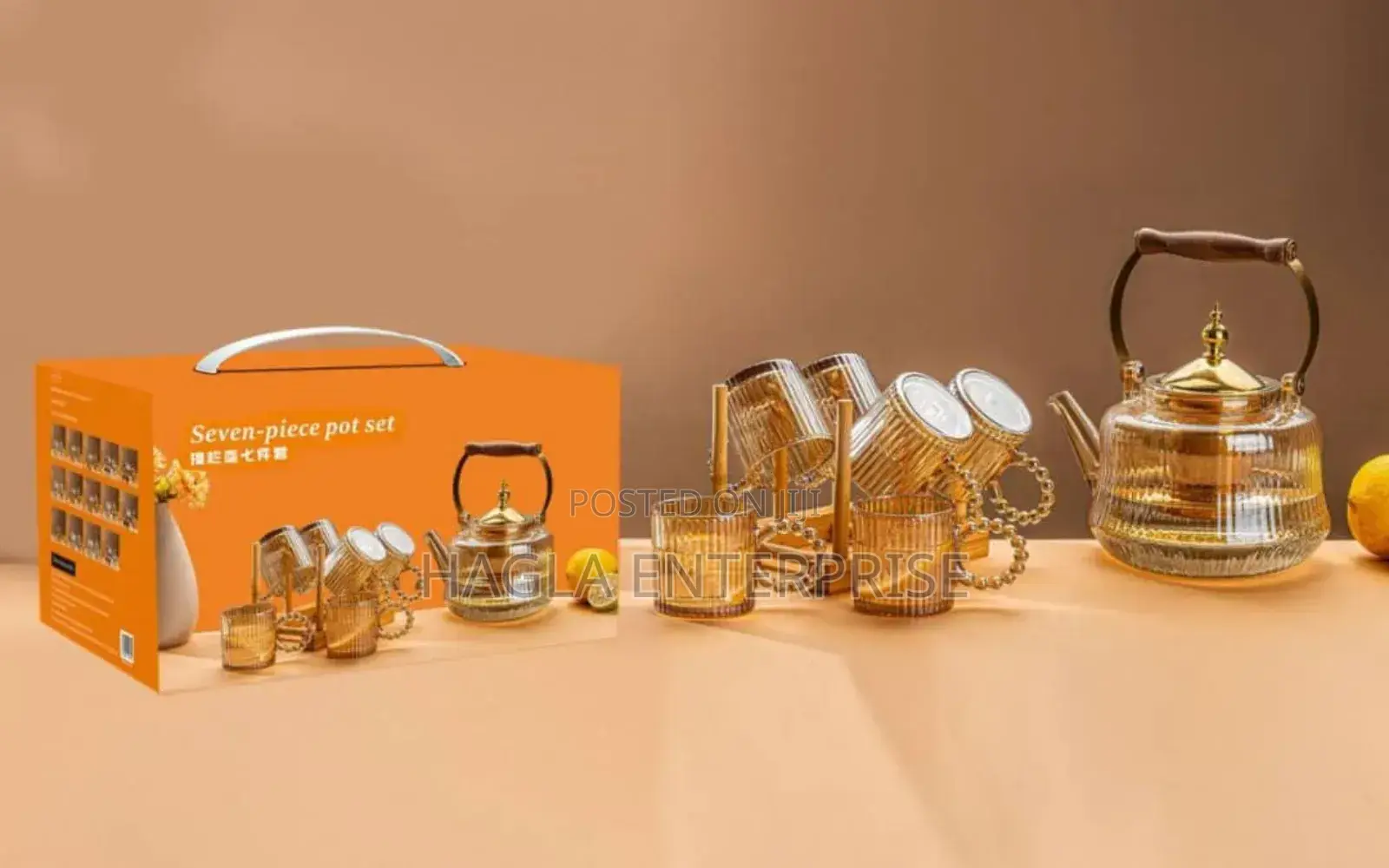 Jug and Water Set Cups