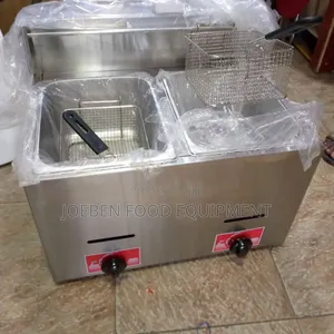 Industrial Gas Deep Fryer Double 10l