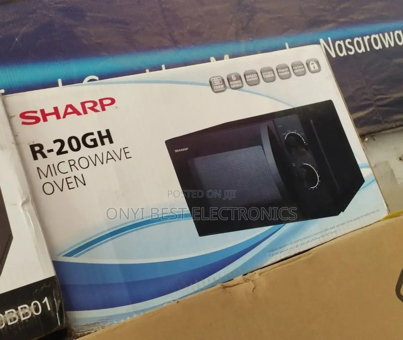 Sharp Microwave Oven, 20ltrs, R-20-Gh Bk3