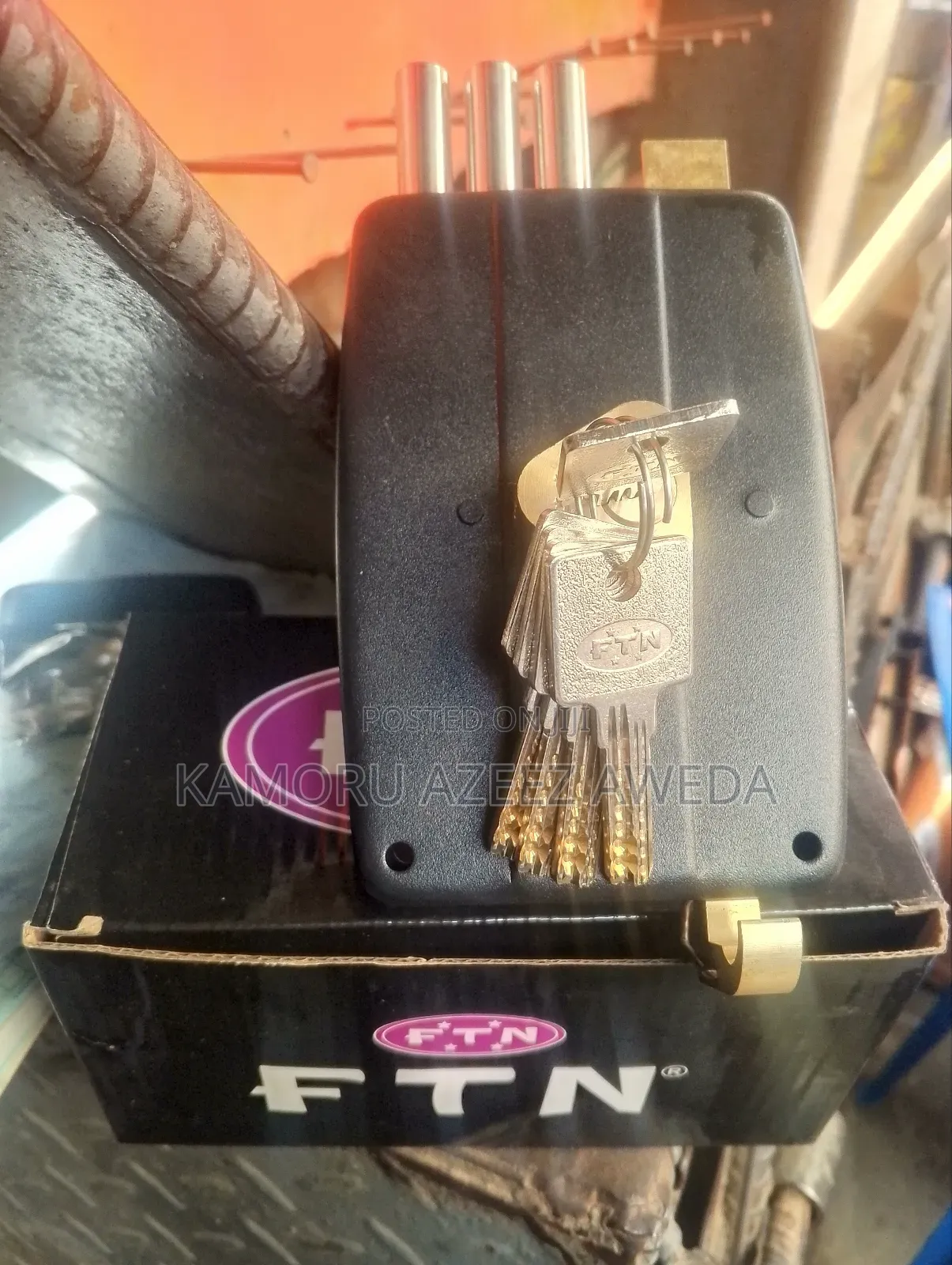 FTN Jam Lock With Brass Key