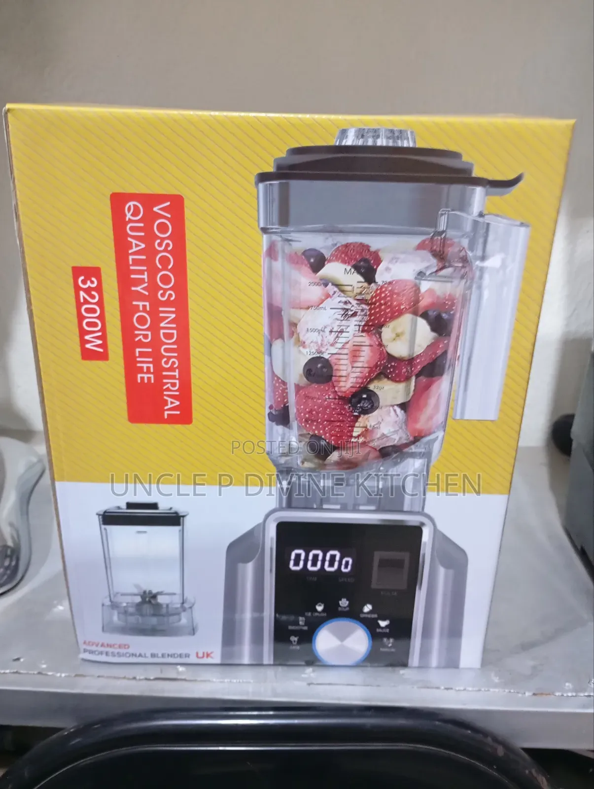 Vosco 2in1 Industrial Advanced Heavy Duty Blender, 3200w.