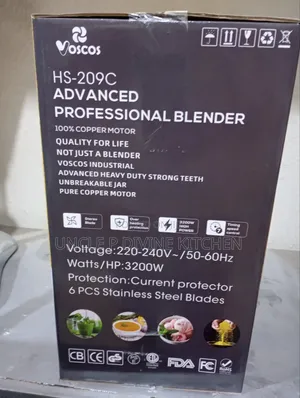 Vosco 2in1 Industrial Advanced Heavy Duty Blender, 3200w.