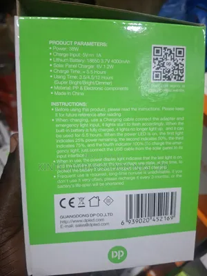 Fp Solar Led Emergency Bulb