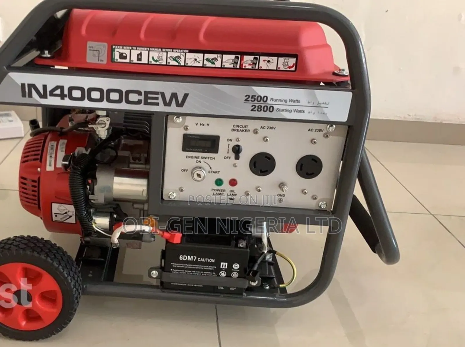 Ipower In4000cew 3500w Generator Set