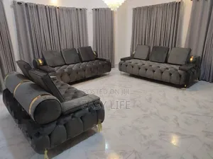Complete Set of Tufted Button Chair