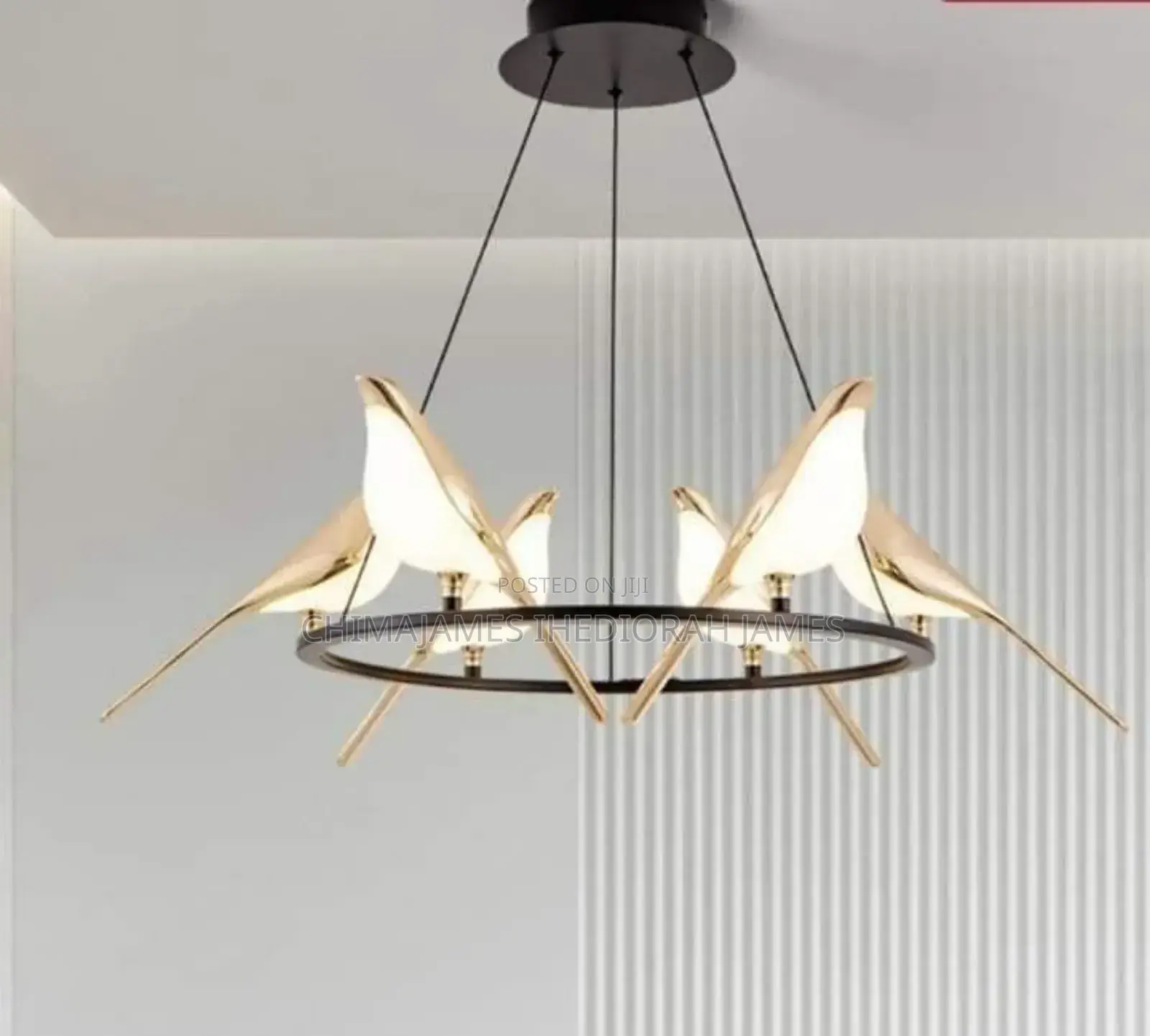 Modern Living Room Pendant Light 1/ 3/ 6 Light Creative Bird