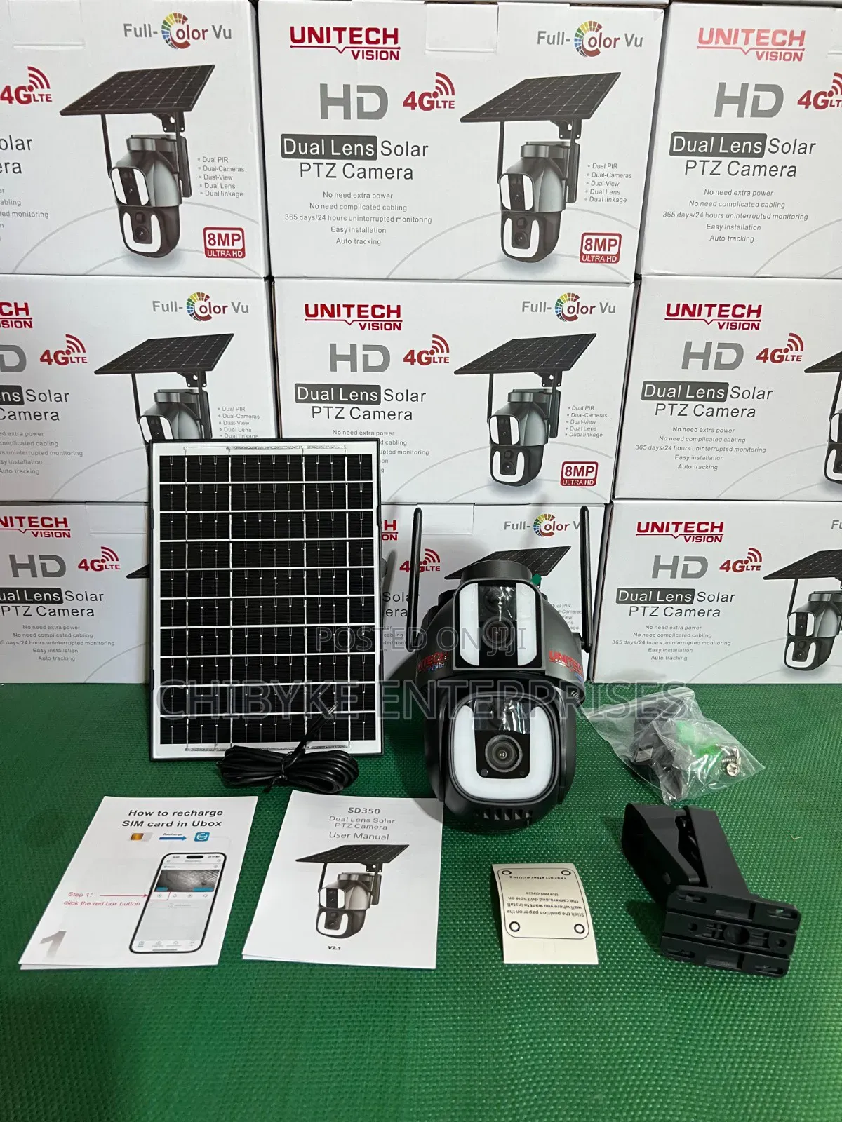 8mp Floodlight Solar PTZ Camera , Private Model