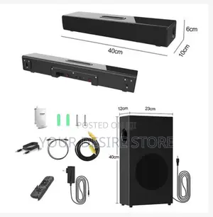 Tedber Sinecraft Home Theater Bluetooth Soundbar With Woofer
