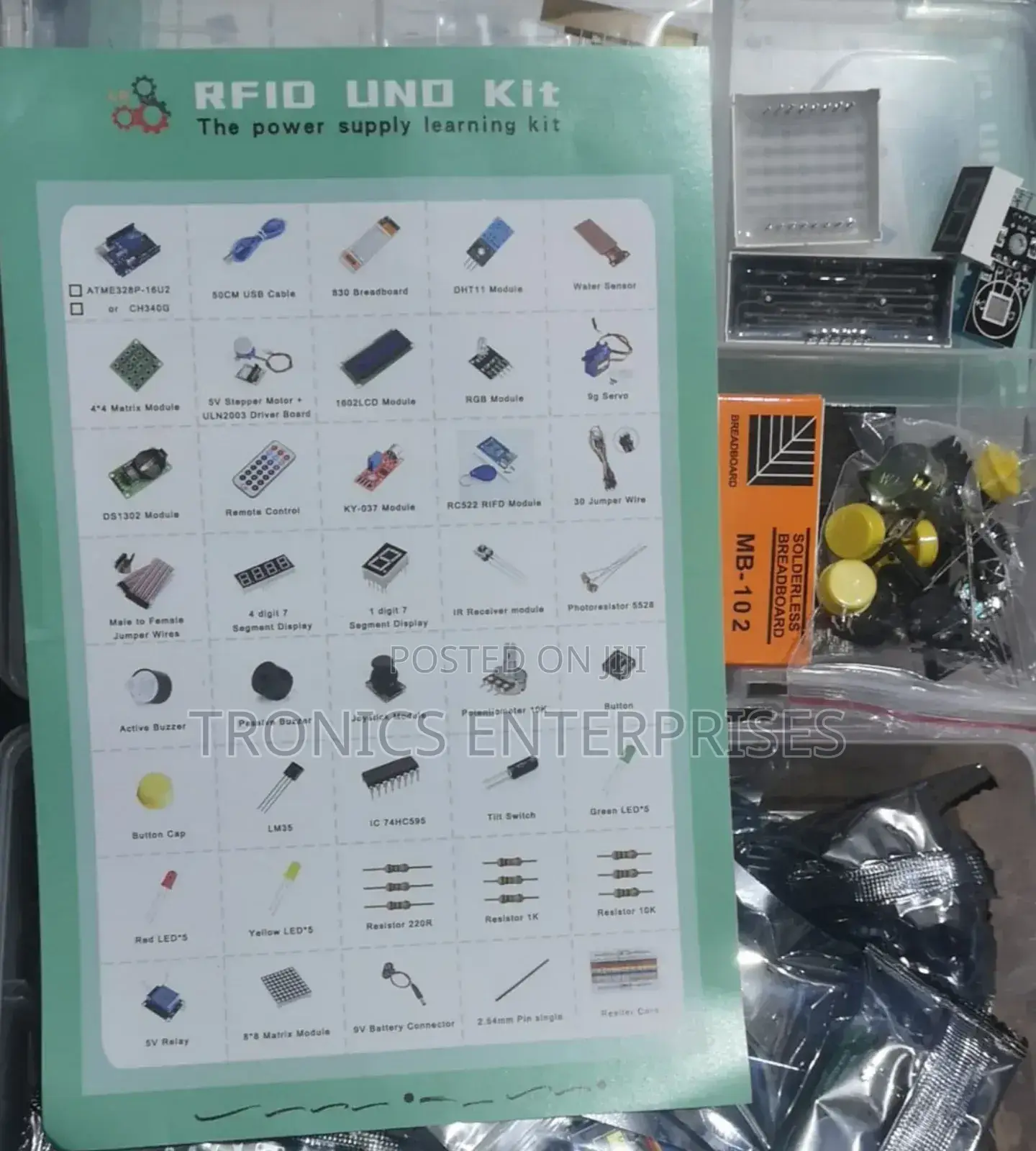 Arduino Uno R3 Starter Kit With Tutorial Manual PDF