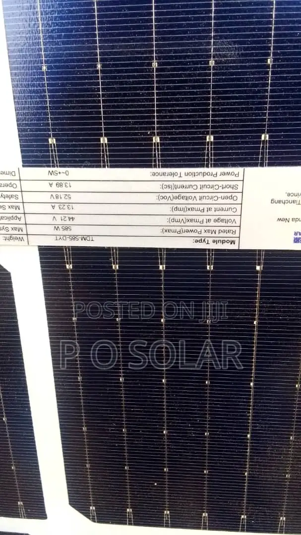 Da Solar Panel 585w