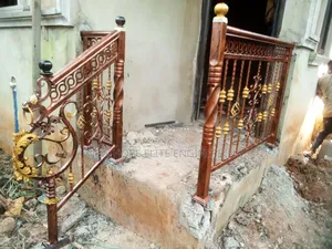 Wrought Iron Rail.