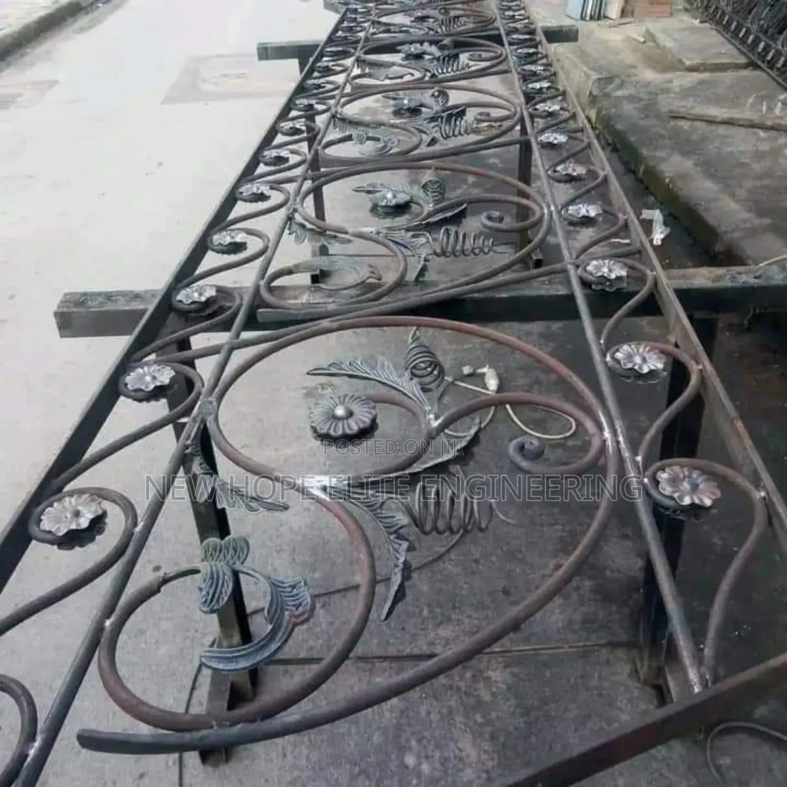 Solid Wrought Iron Rail