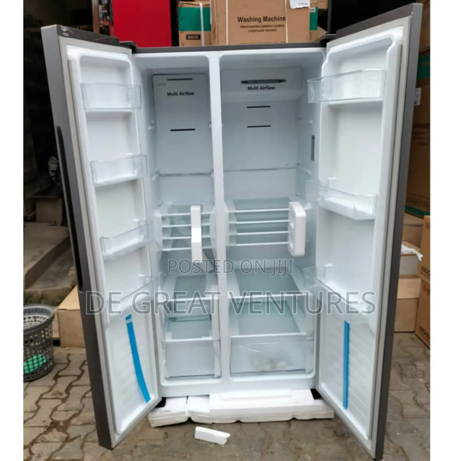 Brand New Hisense Side-Side Refrigerator√514l√External Comp√