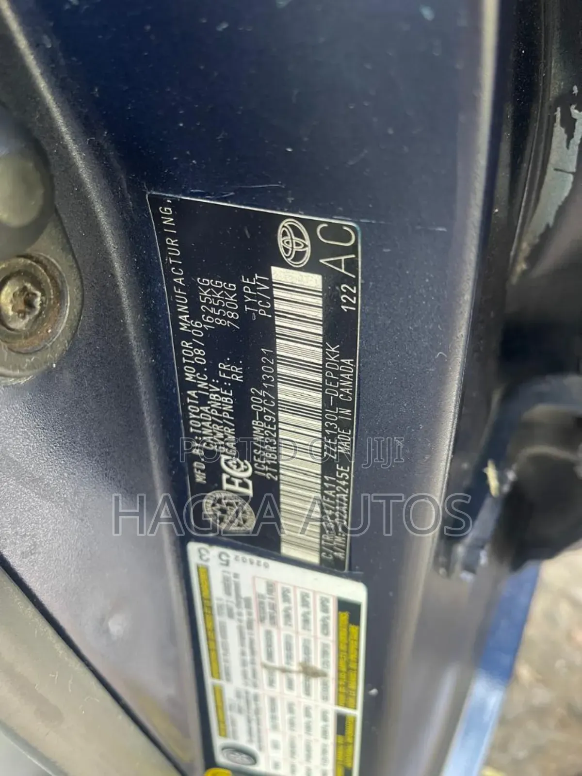 Toyota Corolla CE 2007 Blue