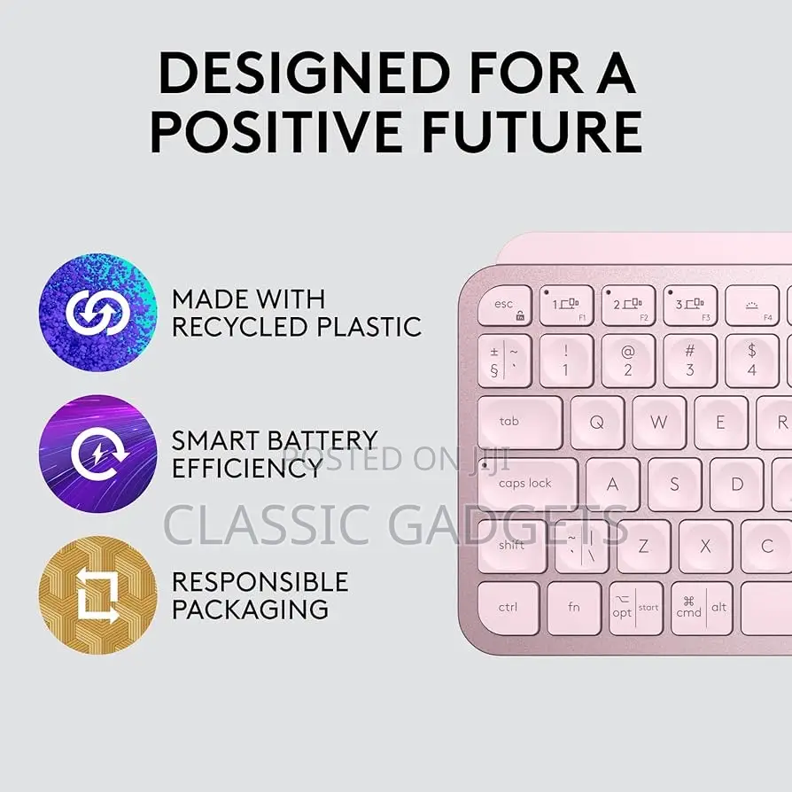 Logitech Mxkeys Mini Minimalistwireless Illuminated Keyboard