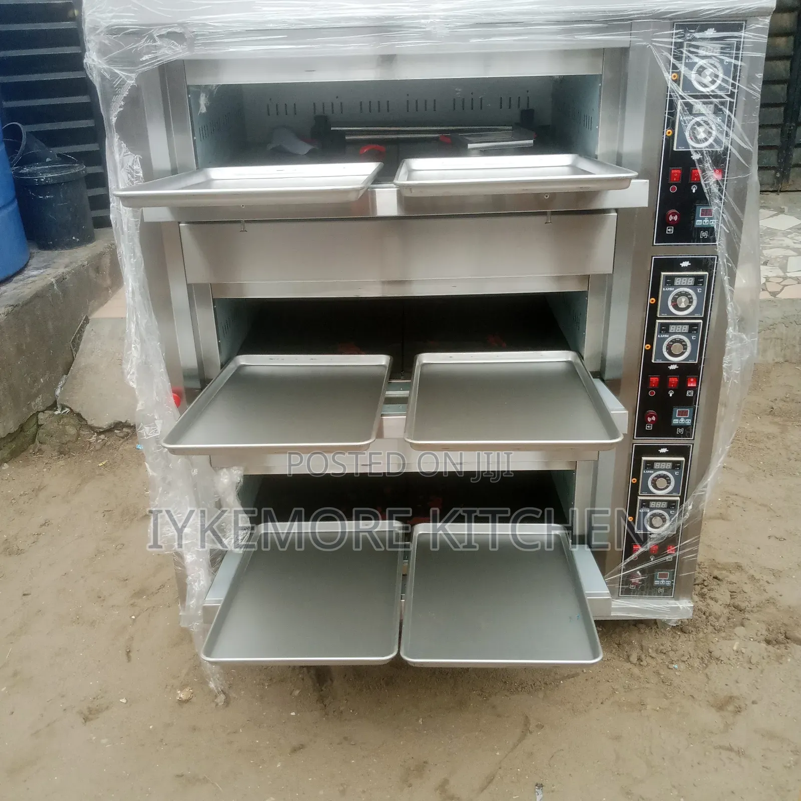 Industrial 3 Deck/ 6trays Gas Oven Machine