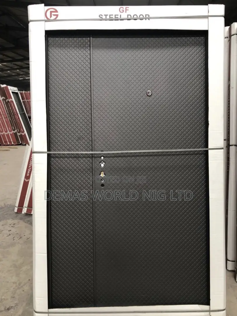 Black Steel Door Left Direction