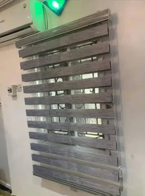 Lovely Grey Window Blinds