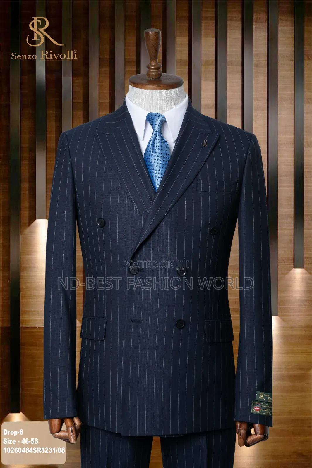 Senzo Revolli Strip Suit