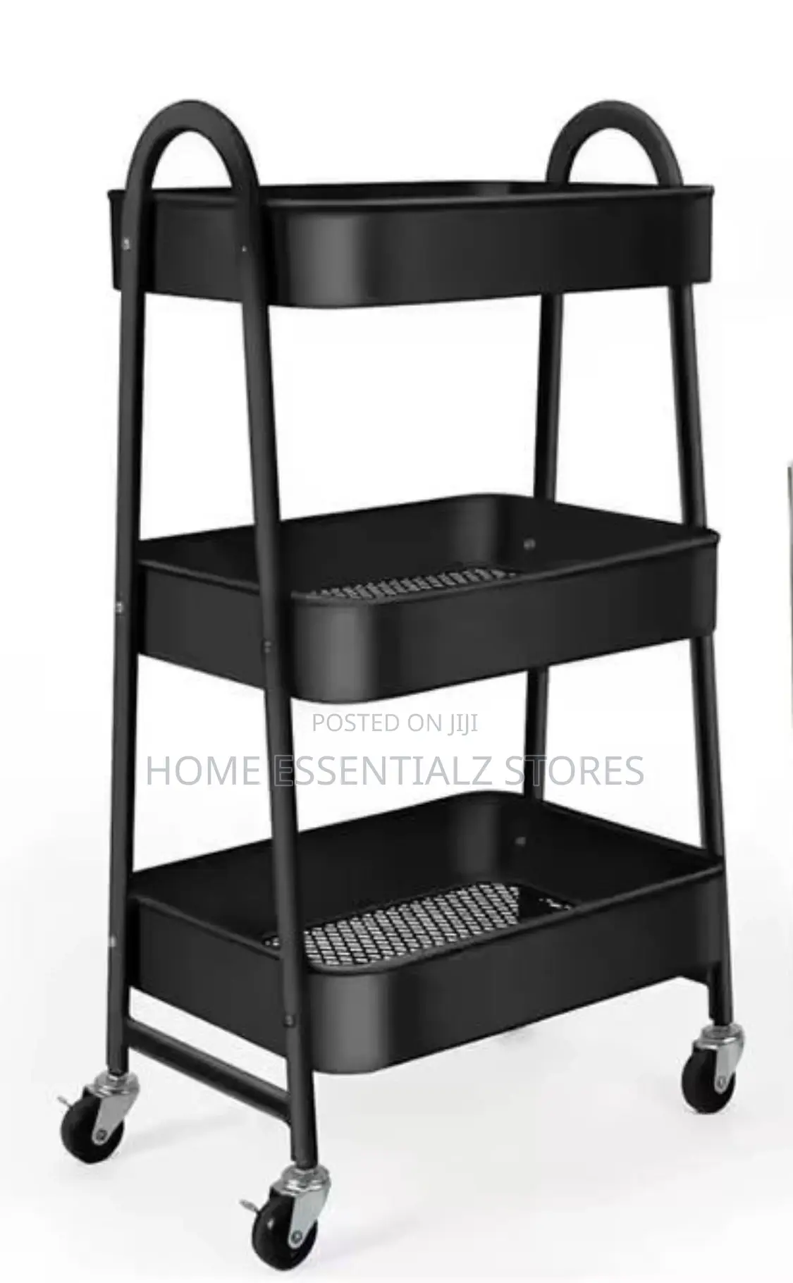 Multipurpose 3 Layers Metal Trolley