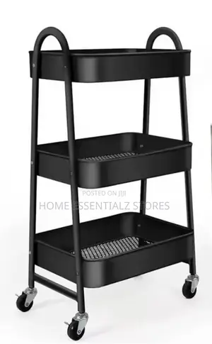 Multipurpose 3 Layers Metal Trolley