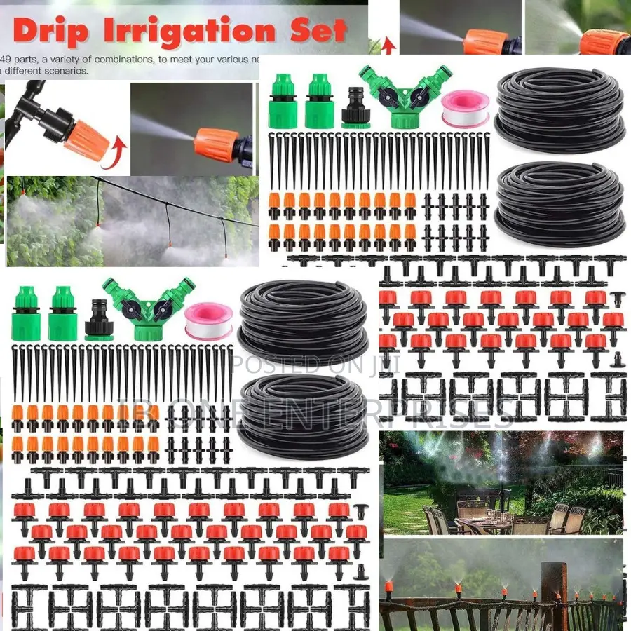 Conserve Conquer: 60m Garden Automatic Drip Irrigation Set