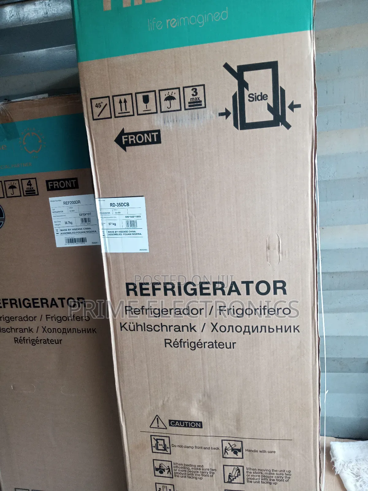 Hisense Refrigerator With Water Dispenser 264 Liters