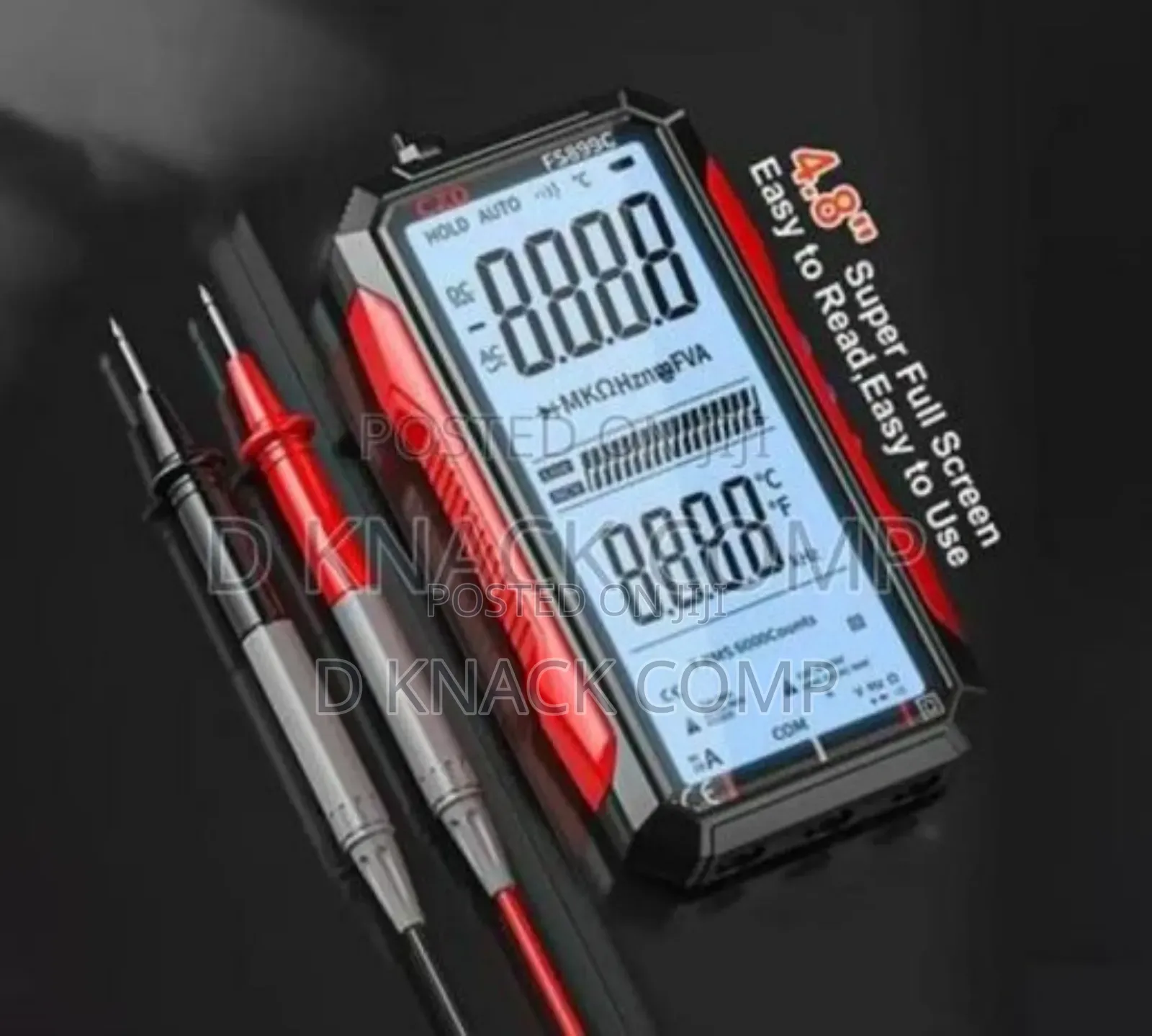 Full Screen High Accuracy Intelligent Digital Multimeter