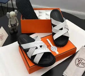 Hermes Leather Slippers