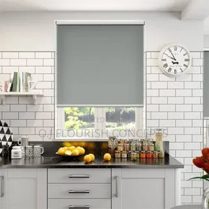 Light Grey Blackout Roller Blinds