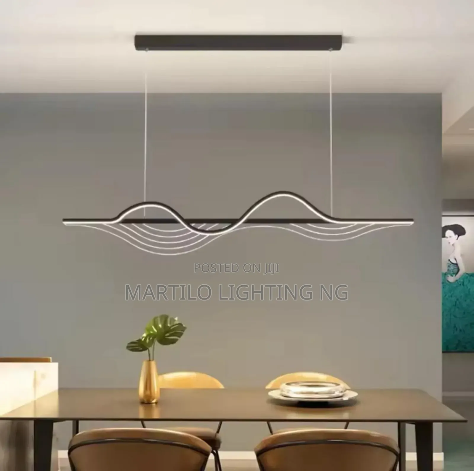 Unique Led Drop Light for Kitchen, Dining, Office