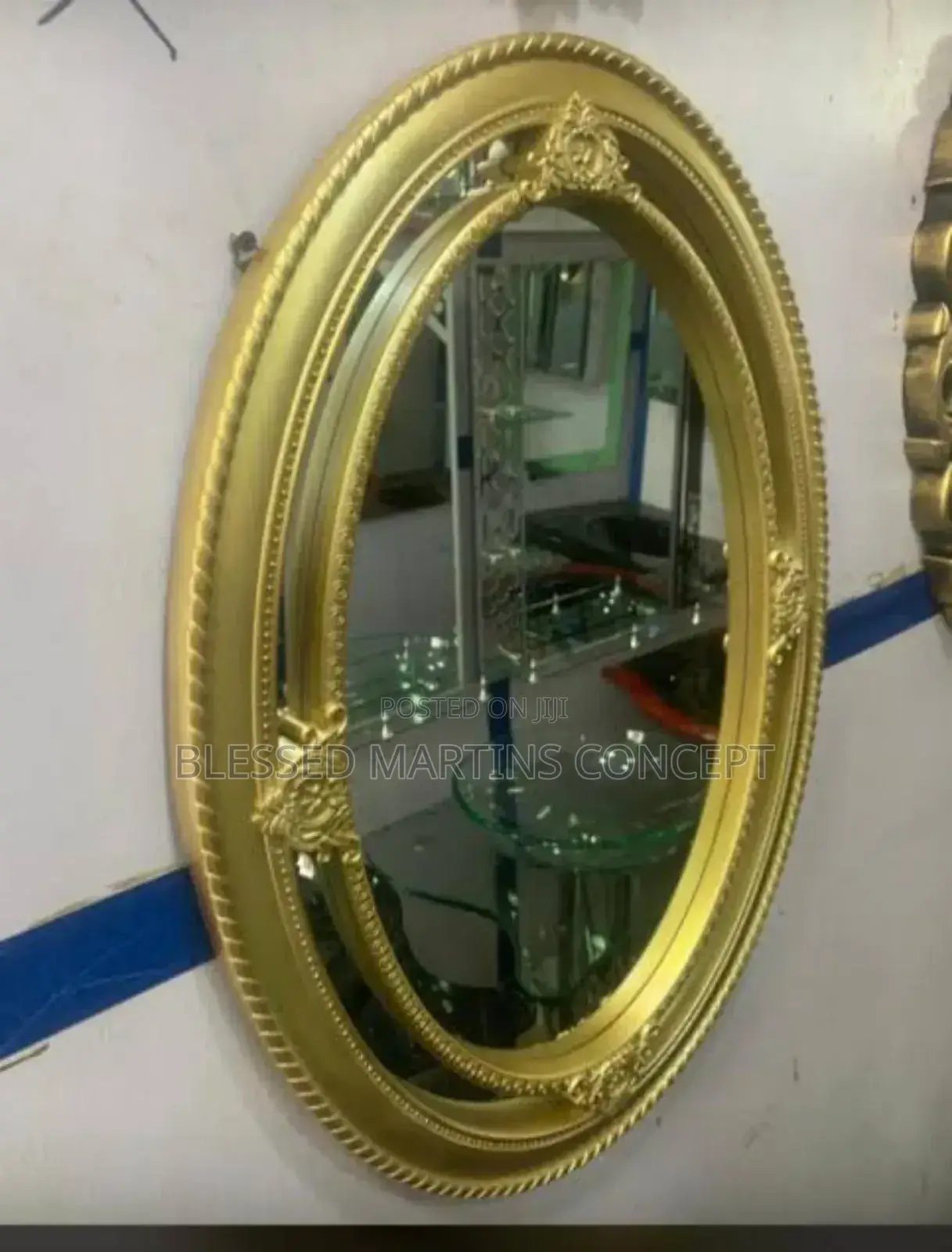 Executive Large 80cm Round Shaped Mirror