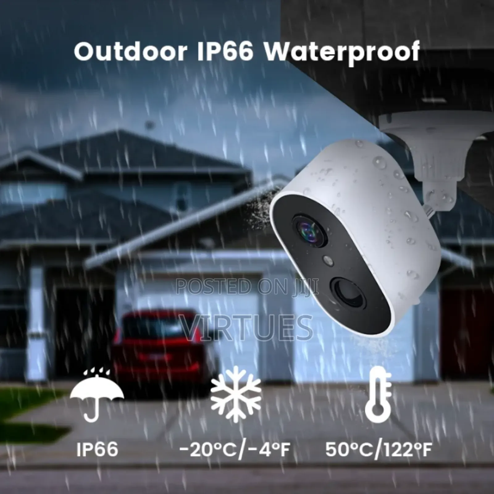 Ip66 Wifi Wireless Rechargeable Battery Powered Ip Camera