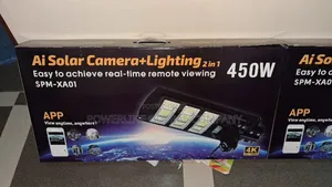 450w Solar Street Light With Camera For Estate's/ Hotels/ Homes