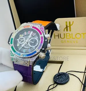 Automatic Engine Hublot Men Wristwatch