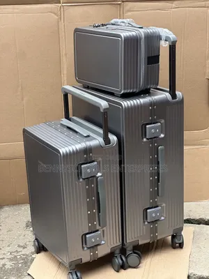 Fashion Set of 3 Gray Celebrity Luxury Luggage Boxes