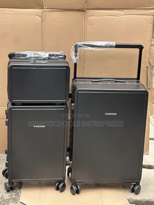 Fashion Black Set of 3 Celebrity Luxury Travel Luggage Boxes