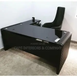 Quality Glass Top Executive Office Table