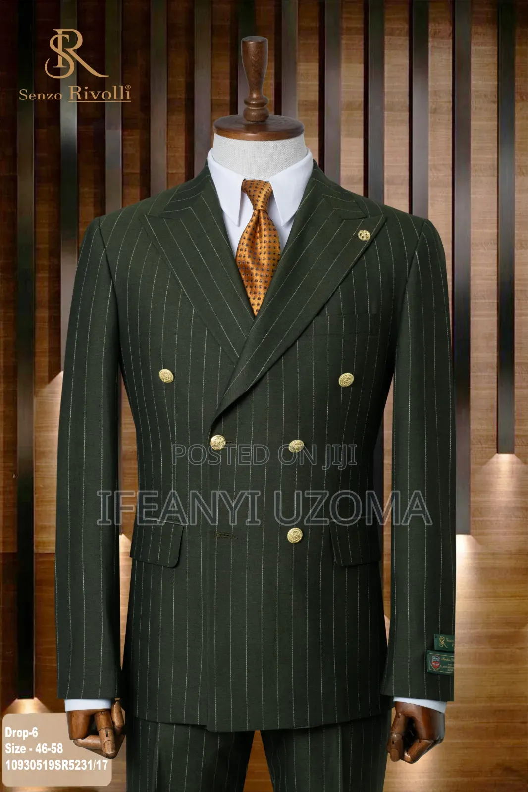 Double Breasted Luxury Designer Suit