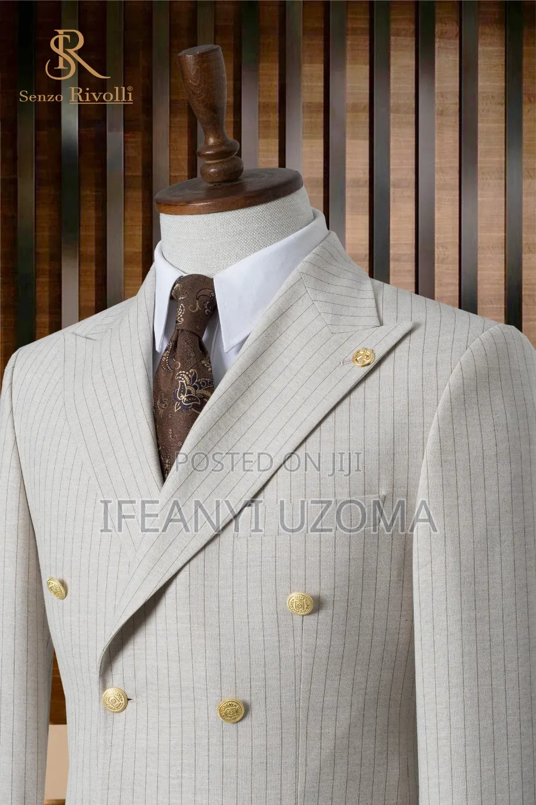 Double Breasted Luxury Designer Suit
