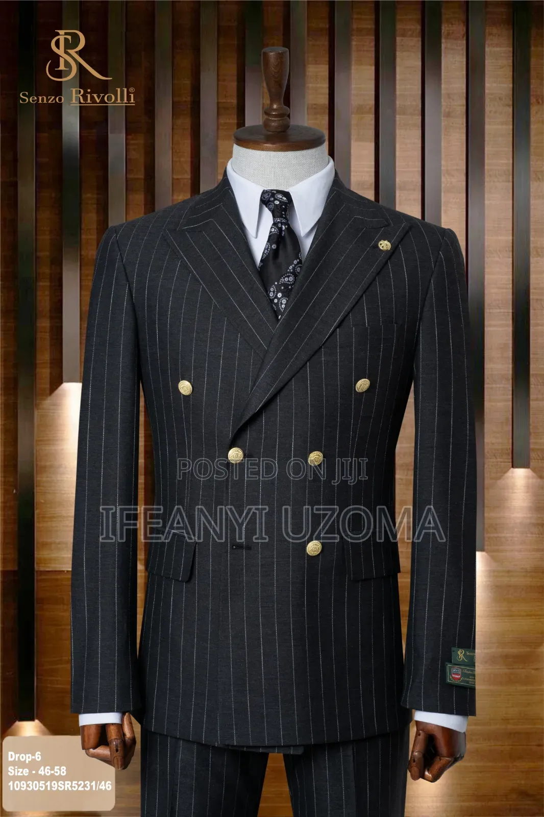 Double Breasted Luxury Designer Suit
